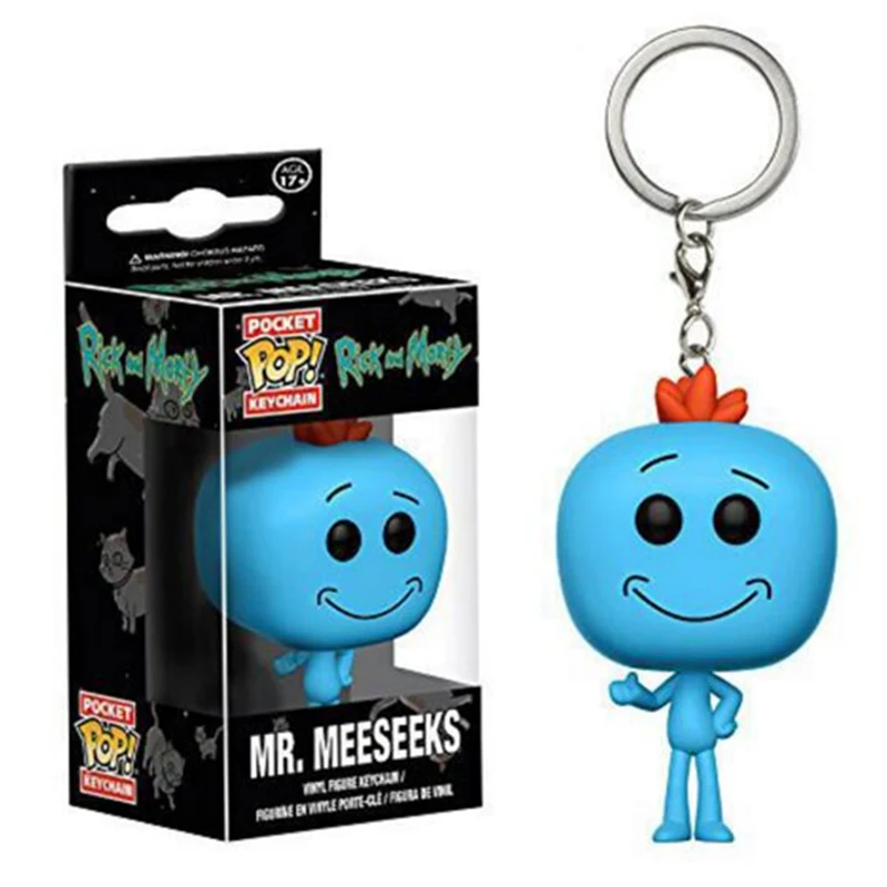 FUNKO POP Pocket Pop Keychain Mr. Meeseeks Action Figure Collection Model Toy Gift
FUNKO POP Pocket Pop Keychain Mr. Meeseeks Action Figure Collection Model Toy Gift