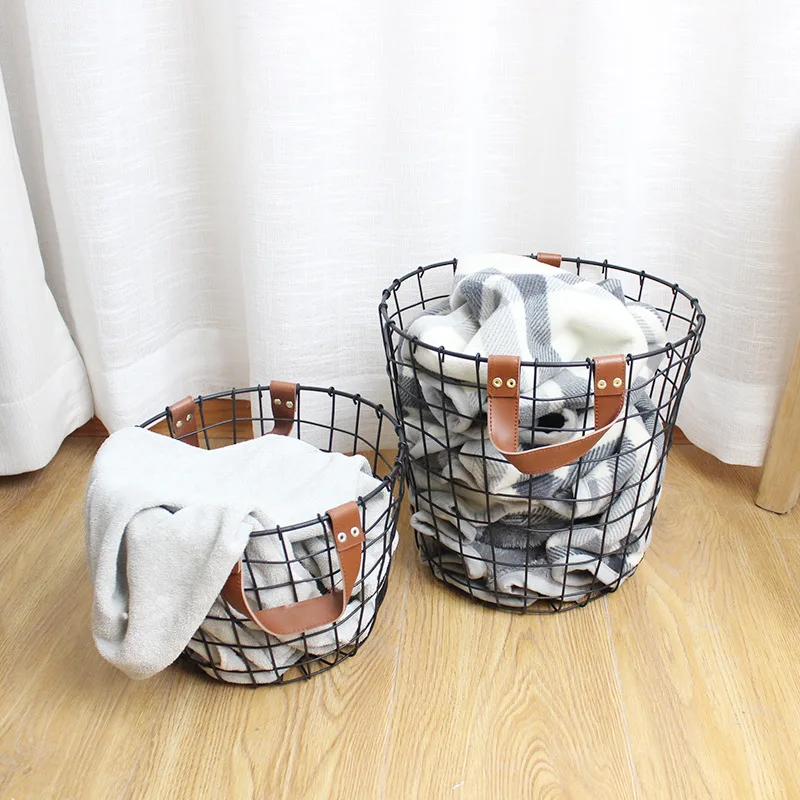 Baffect Iron Storage Basket With Leather Handle Sundries Underwear Toy Storage Box Book Organizer Toiletries Container Laundry B
Baffect Iron Storage Basket With Leather Handle Sundries Underwear Toy Storage Box Book Organizer Toiletries Container Laundry B