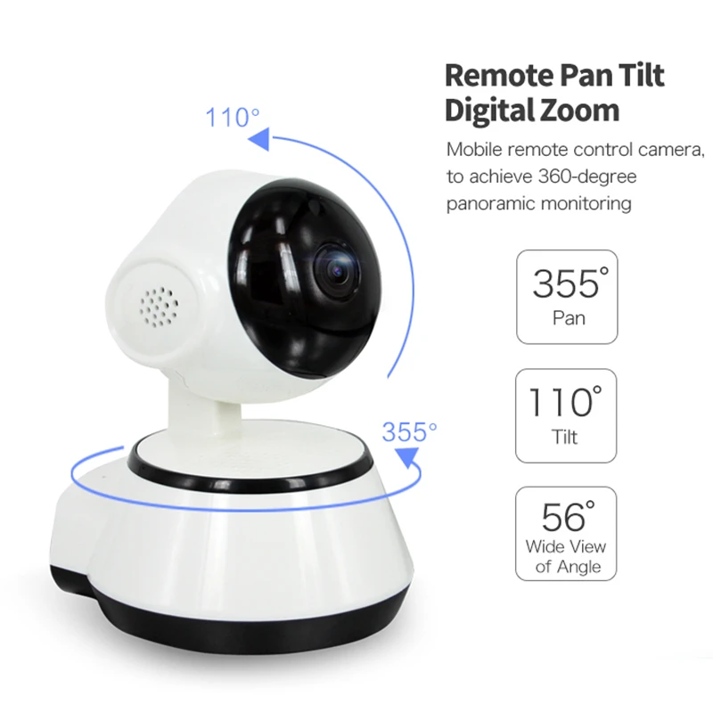 SUCAM 720P Infrared Camara IP Wifi HD PTZ P2P Wireless 1.0MP IP Home Camera IRCUT CMOS Security Surveillance Camera Night Vision 2