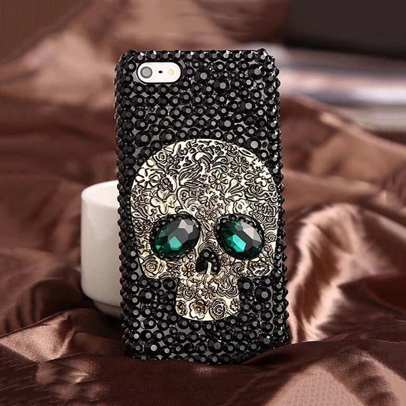 Handmade Diamond Metal 3D Eye Skull back Cover for iPhone 7 5 5s 6 6 plus Bling Rhinestone phone case for iPhone7
Handmade Diamond Metal 3D Eye Skull back Cover for iPhone 7 5 5s 6 6 plus Bling Rhinestone phone case for iPhone7