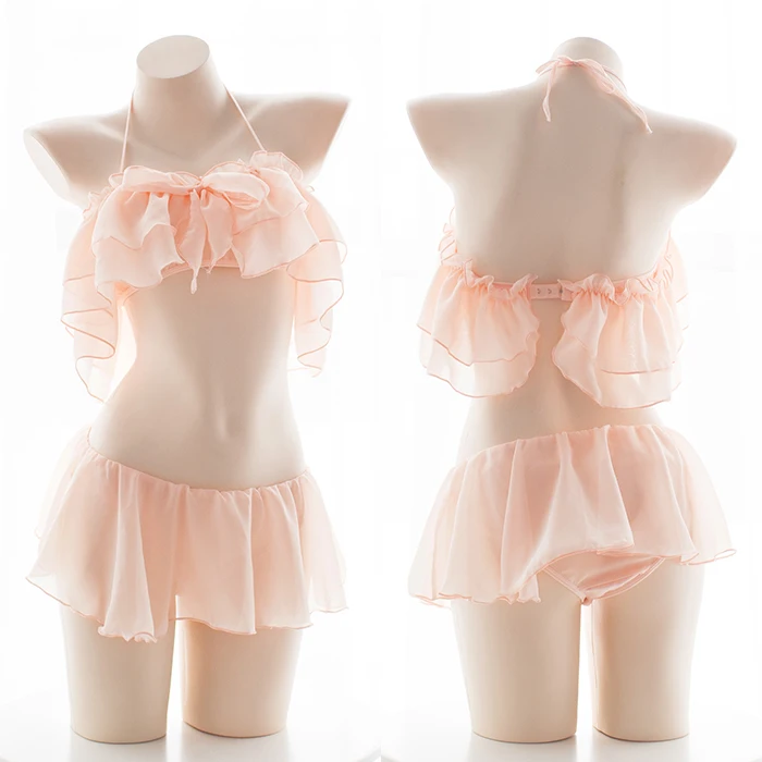 Sexy Underwear Pajama Set for Women Lotus Leaf Off Shoulder Sexy Bra Panty Kawaii School Girl Lingerie Sets Stripper Clothes
Sexy Underwear Pajama Set for Women Lotus Leaf Off Shoulder Sexy Bra Panty Kawaii School Girl Lingerie Sets Stripper Clothes