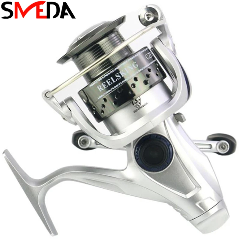 High Speed Fishing Reels 13BB Ratio 5.2:1 Bait Folding Rocker Spinning Wheel Fishing Carretilha Rocker Carpa Molinete De Pesca
High Speed Fishing Reels 13BB Ratio 5.2:1 Bait Folding Rocker Spinning Wheel Fishing Carretilha Rocker Carpa Molinete De Pesca