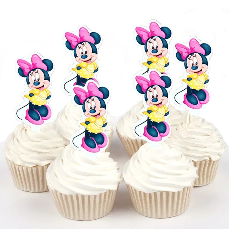 50pcs Pink Minnie Mouse Ariel Sophia Winnie the pooh Paper Cupcake topper for cake decoration birthday wedding party suppliers
50pcs Pink Minnie Mouse Ariel Sophia Winnie the pooh Paper Cupcake topper for cake decoration birthday wedding party suppliers