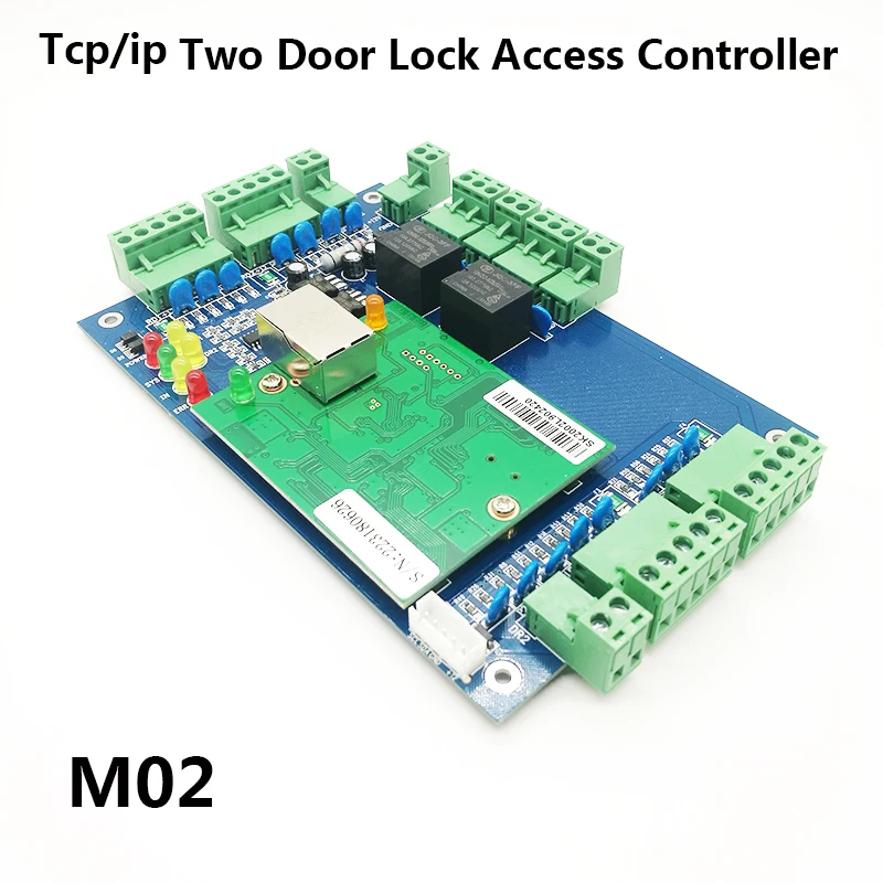 Wiegand TCP/IP двухдверная плата контроля доступа 2 Панель управления доступом к двери