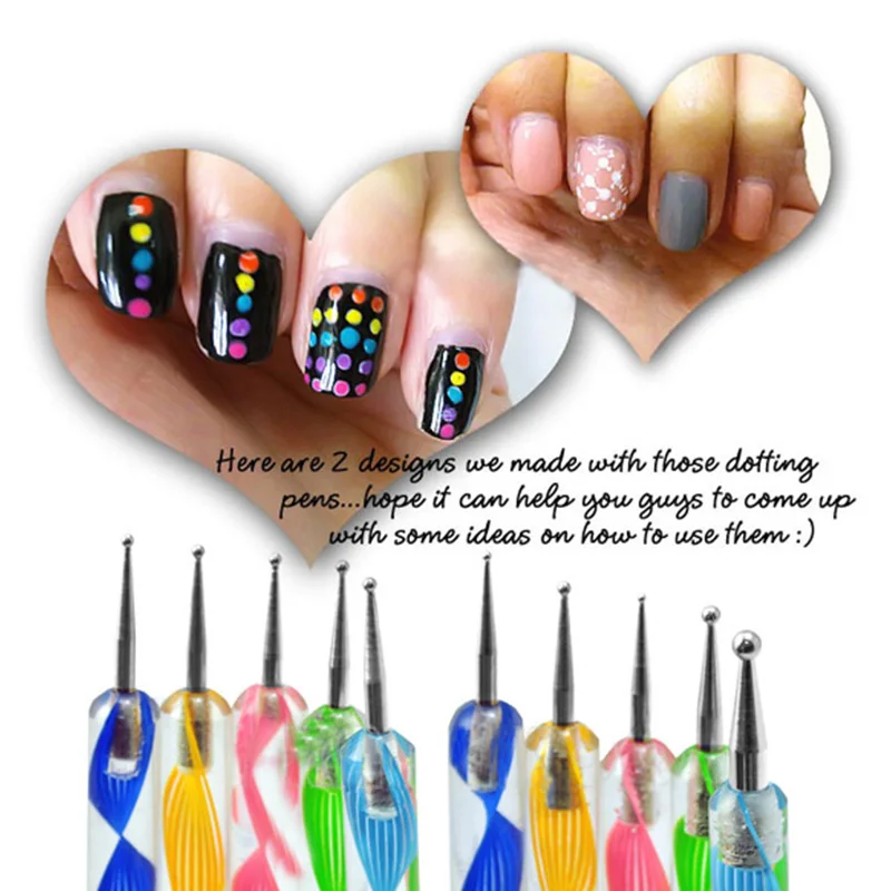 High Quality 5PCS 2-Way Nail Art Tool Design Set Dotting Painting Paint Marbleizing Pen
High Quality 5PCS 2-Way Nail Art Tool Design Set Dotting Painting Paint Marbleizing Pen