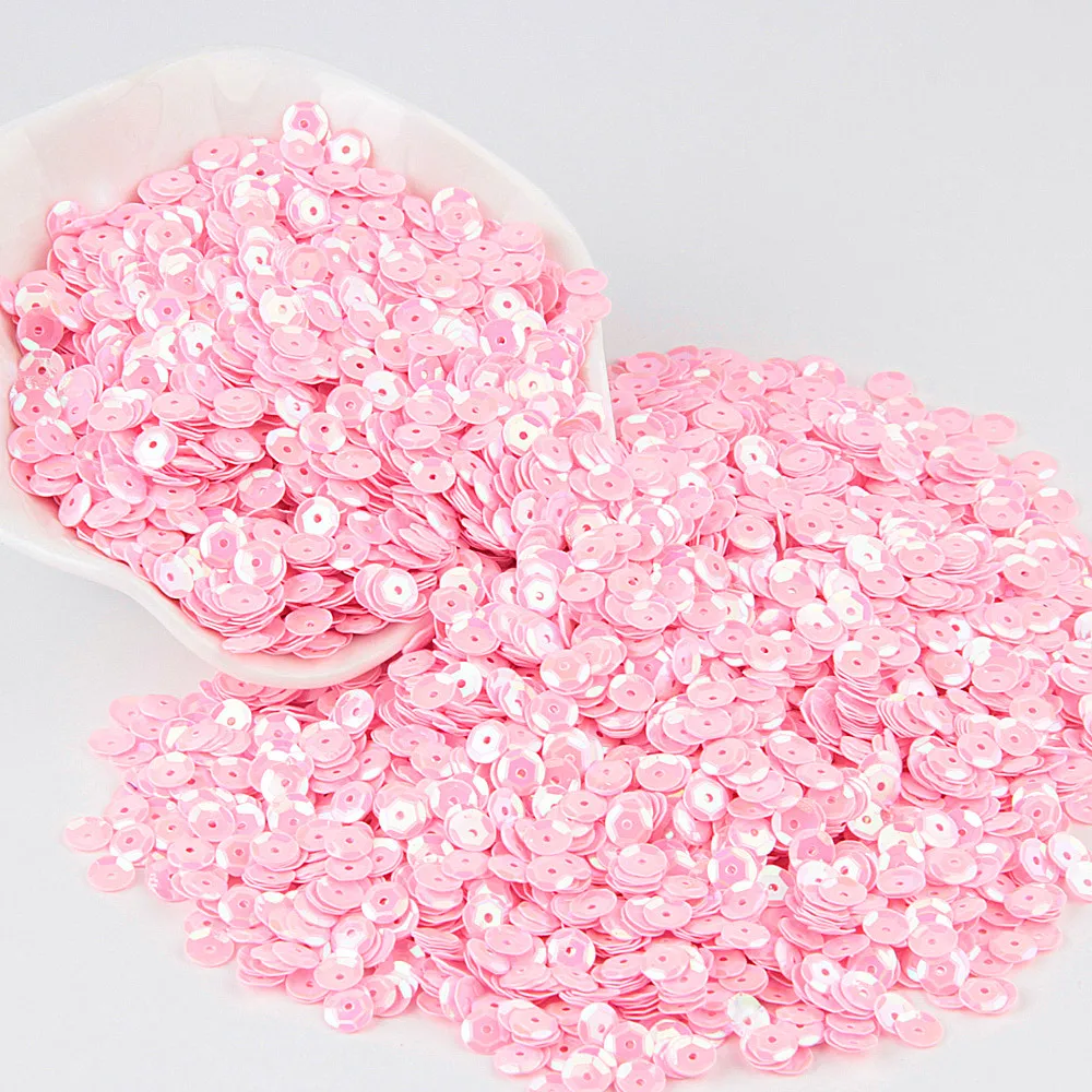 Description Picture 6 of itemPink Sequins 3mm-30mm Flat Round PVC Loose Sequins for Craft Paillette Sewing Decoration DIY Accessory Lentejuelas Para Coser