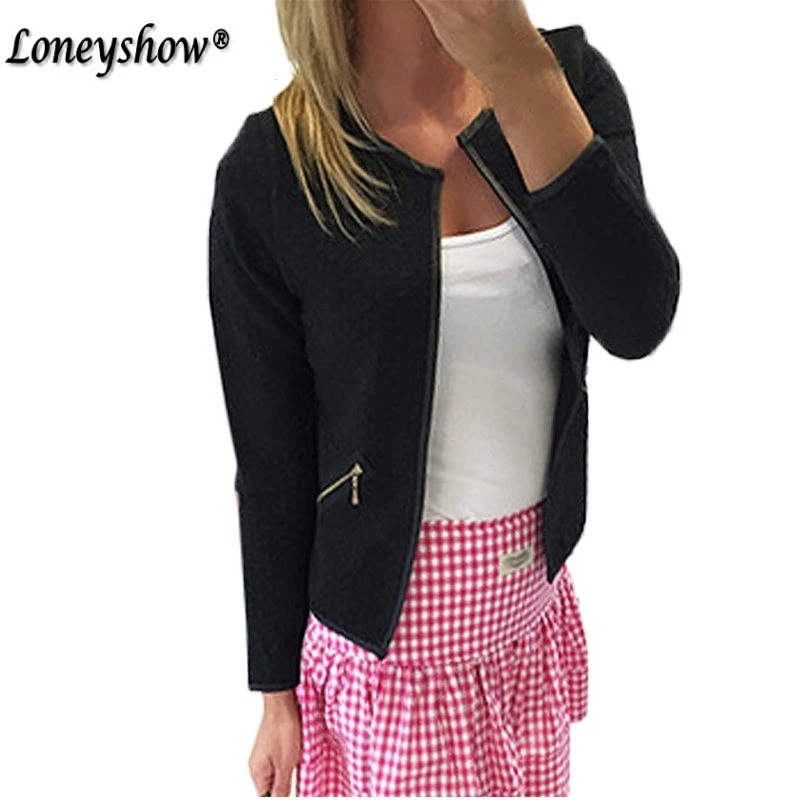 Women Basic Jacket 2017 Spring New Solid Zipper Bomber Jacket Cool Baseball Coat Black Chaquetas Biker Outwear Plus Size XXXL
Women Basic Jacket 2017 Spring New Solid Zipper Bomber Jacket Cool Baseball Coat Black Chaquetas Biker Outwear Plus Size XXXL