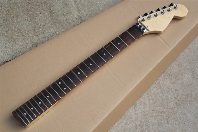 Factory Wholesale 22 Frets Rosewood Fretboard Electric Guitar Neck with Button,Locking Nut,Offer Customized
Factory Wholesale 22 Frets Rosewood Fretboard Electric Guitar Neck with Button,Locking Nut,Offer Customized