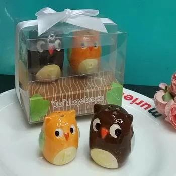 50SETS Cute Baby Owl Design Ceramic Salt and Pepper Shakers Baby Shower Favors Wedding Party Giveaways For Guest Drop Shipping
50SETS Cute Baby Owl Design Ceramic Salt and Pepper Shakers Baby Shower Favors Wedding Party Giveaways For Guest Drop Shipping