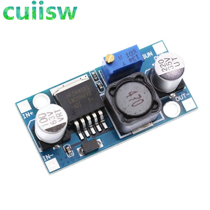 1pcs 60V Input DC-DC Step Down Converter Adjustable Power Module LM2596HVS