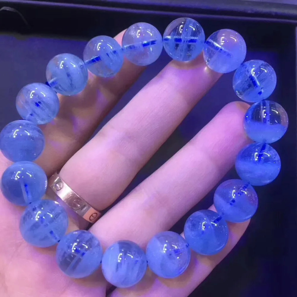 12.5mm Fashion 100% Natural Blue Aquamarine Clear Beads Bracelet Women Female Stretch Crystal Bracelet Healing Stone AAAAAA
12.5mm Fashion 100% Natural Blue Aquamarine Clear Beads Bracelet Women Female Stretch Crystal Bracelet Healing Stone AAAAAA