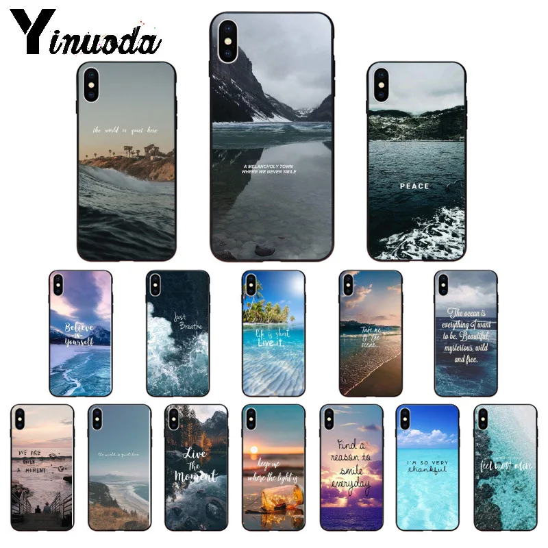 Yinuoda Beach Mountain bule sky TPU Soft Phone Case for Apple iPhone 8 7 6 6S Plus X XS MAX 5 5S SE XR Mobile Cover
Yinuoda Beach Mountain bule sky TPU Soft Phone Case for Apple iPhone 8 7 6 6S Plus X XS MAX 5 5S SE XR Mobile Cover