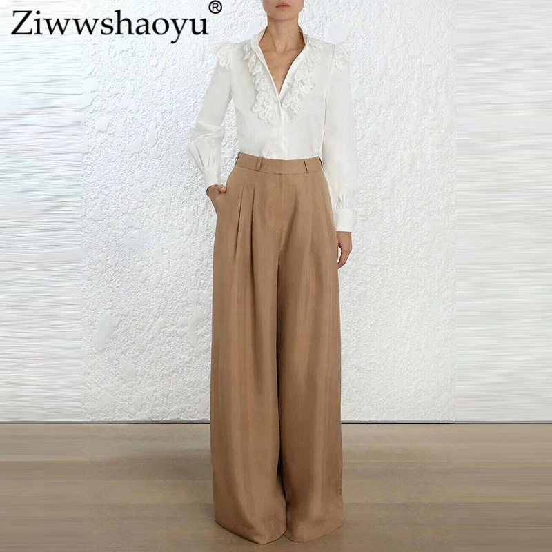 Ziwwshaoyu 2018 autumn high quality new shirt Bohemian Stand Water soluble embroidered elegant temperament shirt
Ziwwshaoyu 2018 autumn high quality new shirt Bohemian Stand Water soluble embroidered elegant temperament shirt