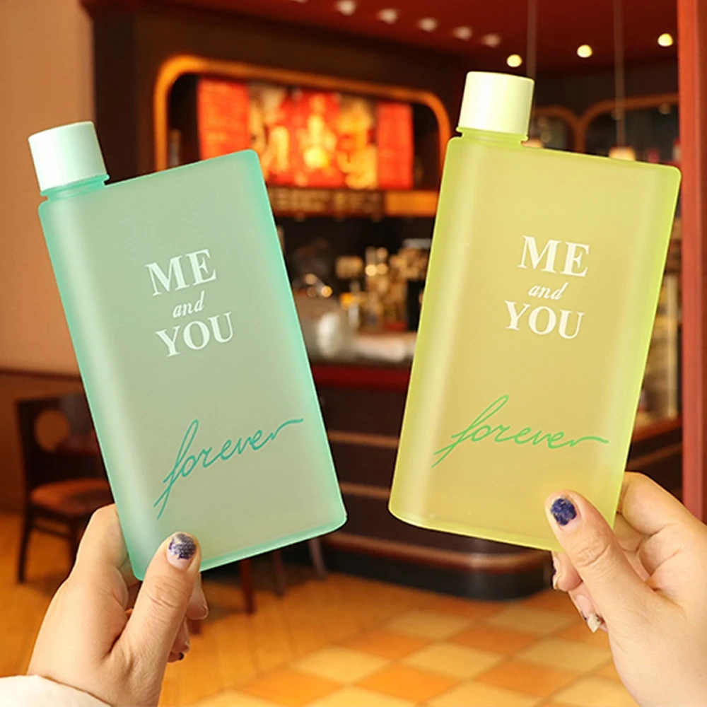 320ML Water Bottle Shaker Sport Bottle Plastic Portable Memo Notebook Paper Water Bottle Creative Travel Sports Flat Kettle SP03
320ML Water Bottle Shaker Sport Bottle Plastic Portable Memo Notebook Paper Water Bottle Creative Travel Sports Flat Kettle SP03