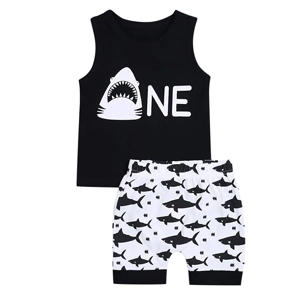 2PCS Infant Baby Boy Kid Cartoon Shark Letter Printed Vest Tops+Shorts Outfits Set Baby Clothes Roupa Menino Bodysuit HOOLER
2PCS Infant Baby Boy Kid Cartoon Shark Letter Printed Vest Tops+Shorts Outfits Set Baby Clothes Roupa Menino Bodysuit HOOLER