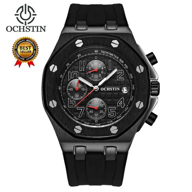 Hot Sale OCHSTIN Analog Quartz Waterproof Watch Men Luxury Fashion Genuine Leather Strap Sport Wrist Watch Men Clock 6100
Hot Sale OCHSTIN Analog Quartz Waterproof Watch Men Luxury Fashion Genuine Leather Strap Sport Wrist Watch Men Clock 6100