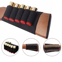 5/8/9/14 סיבובים Shotgun Buttstock תחמושת פאוץ מעטפת בעל מחסנית כדור חגור טקטי רובה ציד אקדח אבזר ניילון(China)