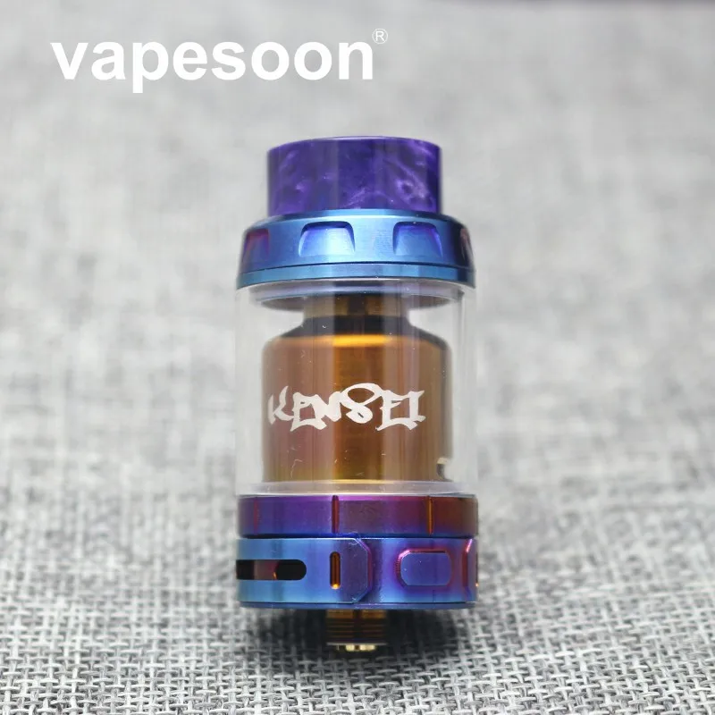 vapesoon e-Cigarette Kensei RTA Atomizer Vape Vaporizer 24MM Diameter 2ml/4ml Capacity Fit 510 Thread Mod
vapesoon e-Cigarette Kensei RTA Atomizer Vape Vaporizer 24MM Diameter 2ml/4ml Capacity Fit 510 Thread Mod