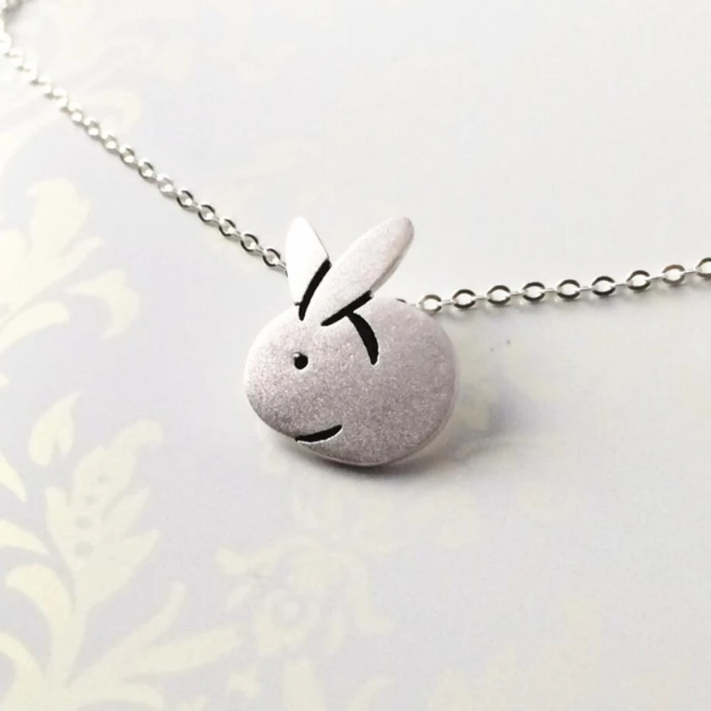 Cute Rabbit Drawing Pendant 925 Sterling Silver Clavicle Chain Temperament Personality Trendy Female Necklace SNE219
Cute Rabbit Drawing Pendant 925 Sterling Silver Clavicle Chain Temperament Personality Trendy Female Necklace SNE219