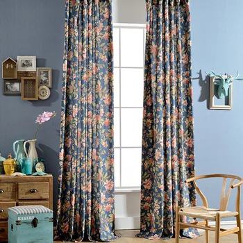 Modern Boutique Cotton Printed Flowers Curtains for Bedroom Window Simple Curtains for the Living Room Kitchen Chinese Fabric
Modern Boutique Cotton Printed Flowers Curtains for Bedroom Window Simple Curtains for the Living Room Kitchen Chinese Fabric