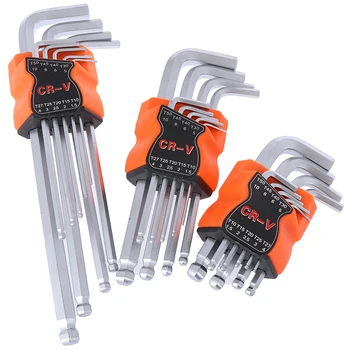 9Pcs/Set L Wrench Ball End Long Arm Hex Key Allen Wrench Set Powerful Repair Tool
9Pcs/Set L Wrench Ball End Long Arm Hex Key Allen Wrench Set Powerful Repair Tool