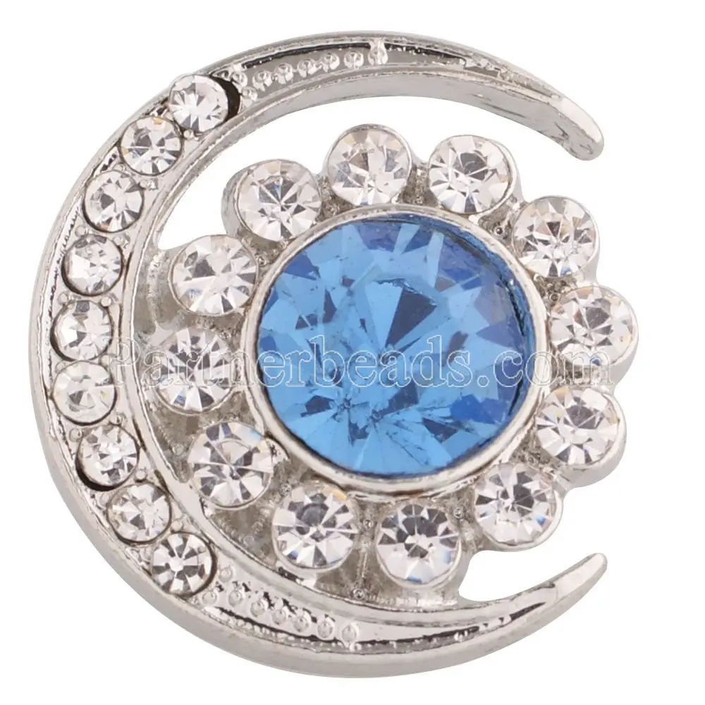 New Arrival 20mm Moon Snap Jewelry Partnerbeads Rhinestone Snap Button Fit Snap Bracelet&Bangle Necklace for Women KC6358
New Arrival 20mm Moon Snap Jewelry Partnerbeads Rhinestone Snap Button Fit Snap Bracelet&Bangle Necklace for Women KC6358