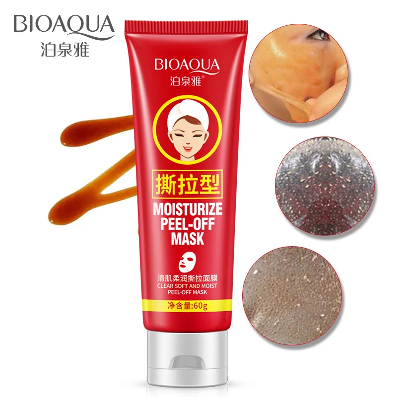 BIOAQUA Peel-Off Face Mask Moisturizing Deep Cleansing Blackhead Removal Black Mask Shrink Pores Acne Treatment Skin Care Mask
BIOAQUA Peel-Off Face Mask Moisturizing Deep Cleansing Blackhead Removal Black Mask Shrink Pores Acne Treatment Skin Care Mask