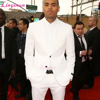 Linyixun White Evening Party Men Suits 2018 Notched Lapel Trim Fit Blazer Two Piece Custom Made Wedding Tuxedos (Jacket + Pants) 
Linyixun White Evening Party Men Suits 2018 Notched Lapel Trim Fit Blazer Two Piece Custom Made Wedding Tuxedos (Jacket + Pants)