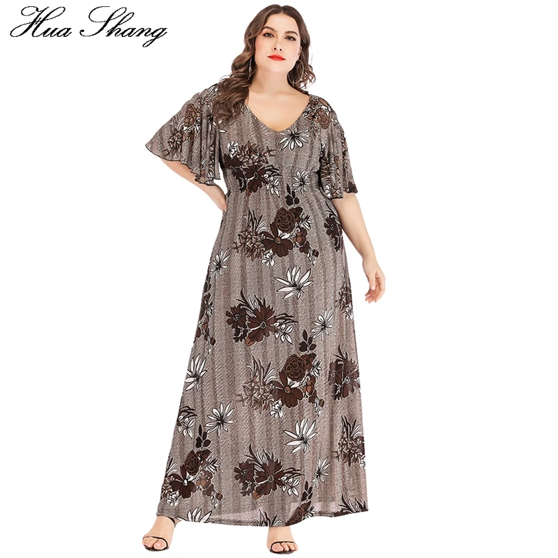 Plus Size Dress Summer 2019 Women V Neck Flare Short Sleeve Floral Print Vintage Dress Elastic High Waist Tunic Beach Dresses
Plus Size Dress Summer 2019 Women V Neck Flare Short Sleeve Floral Print Vintage Dress Elastic High Waist Tunic Beach Dresses
