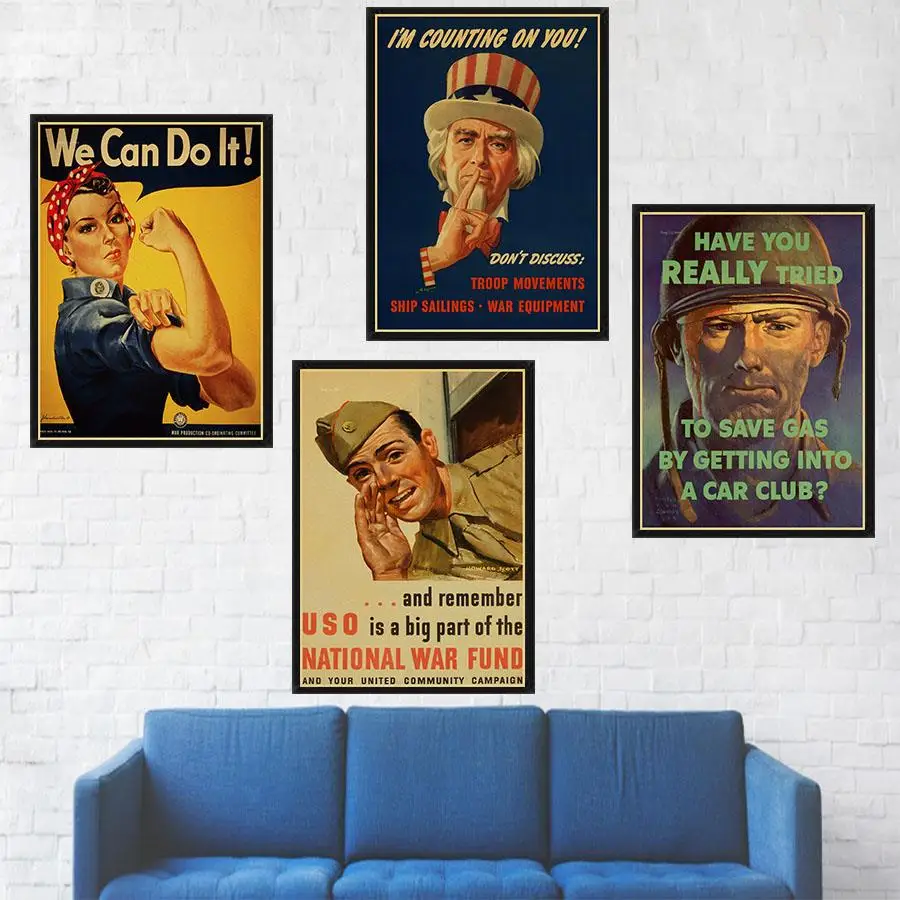 Leninist USSR CCCP World War II Retro Poster We Can Do It Kraft Paper Vintage Poster Wall Decorative Painting Poster
Leninist USSR CCCP World War II Retro Poster We Can Do It Kraft Paper Vintage Poster Wall Decorative Painting Poster