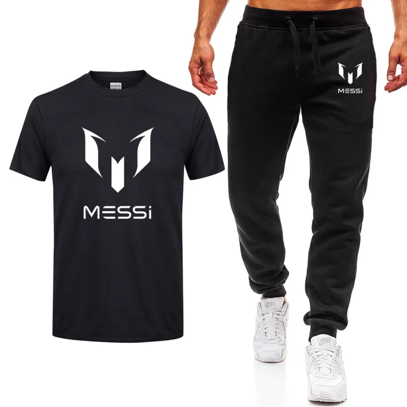 Summer brand 100% cotton tracksuit Barcelona MESSI men T-shirt+Pants Sets Man casual short sleeve t shirts Plus Size Tops Tee
Summer brand 100% cotton tracksuit Barcelona MESSI men T-shirt+Pants Sets Man casual short sleeve t shirts Plus Size Tops Tee
