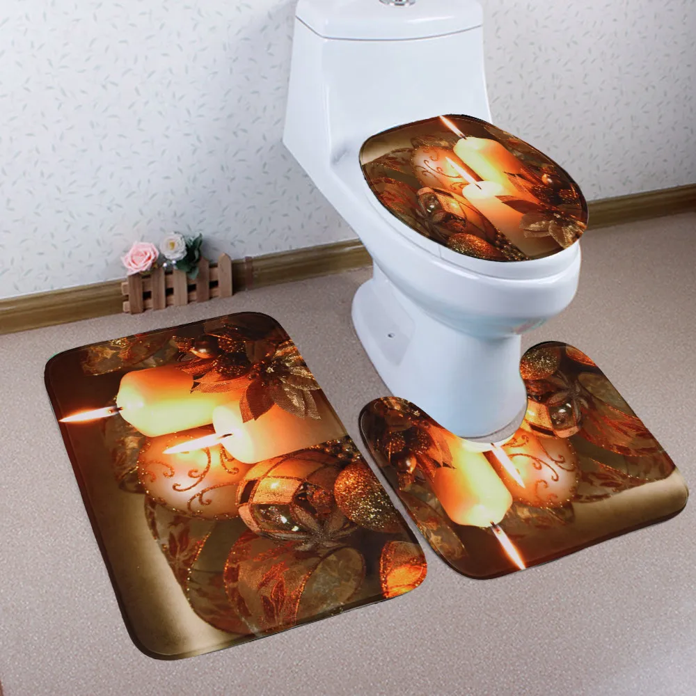 3Pcs/Set Bath Toilet Mat Sets Merry Christmas Pedestal Rug + Lid Toilet Cover + Bath Mat Xmas decorations for home bathroom
3Pcs/Set Bath Toilet Mat Sets Merry Christmas Pedestal Rug + Lid Toilet Cover + Bath Mat Xmas decorations for home bathroom