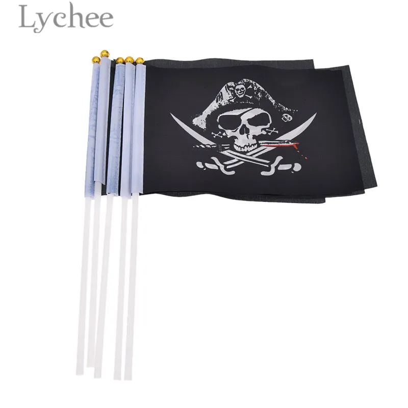 Lychee 5pcs Pirate Cross Sword Hand Flags Black Theme Party Banners Halloween Party Favors Supplies
Lychee 5pcs Pirate Cross Sword Hand Flags Black Theme Party Banners Halloween Party Favors Supplies