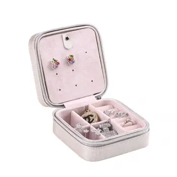 Jewelry Storage Box Earrings Necklace Display Holder Organizer Silver Color Grey
Jewelry Storage Box Earrings Necklace Display Holder Organizer Silver Color Grey