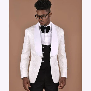 2018 New Custom Made men suits for wedding Groomsmen Prom Dress Groom Man Suit Slim Fit White Flower Blazer mens Wedding Tuxedo
2018 New Custom Made men suits for wedding Groomsmen Prom Dress Groom Man Suit Slim Fit White Flower Blazer mens Wedding Tuxedo