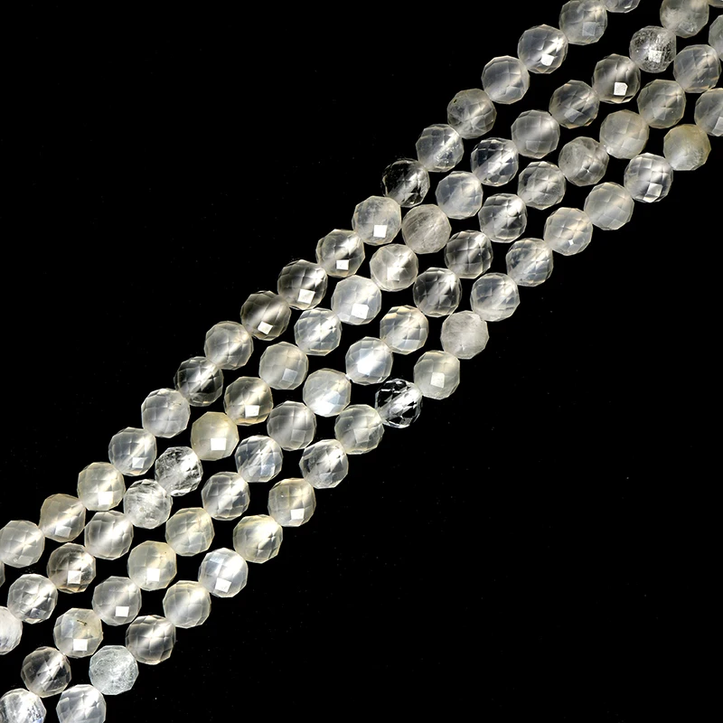 Transparent light white beads with white glossy Cutting surfaces 3mm-2mm White moonlight Stone loose beads
Transparent light white beads with white glossy Cutting surfaces 3mm-2mm White moonlight Stone loose beads