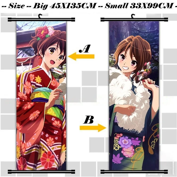 45X135CM Sound Hibike! Euphonium Kyoto Animation lolita cartoon anime art wall picture mural scroll cloth canvas painting poster | Декор для