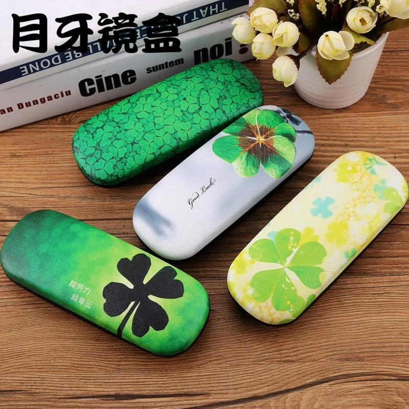 New Lucky Four Leaf Clover Boy and Girl Student Myopia Creative Cartoon Comic Glasses Case Portable Leather Metal Eyeglass Box
New Lucky Four Leaf Clover Boy and Girl Student Myopia Creative Cartoon Comic Glasses Case Portable Leather Metal Eyeglass Box