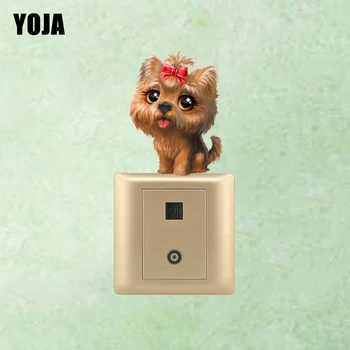 YOJA A Bow On The Head Of A Brown Cartoon Puppy Switch Wall Sticker Personalized Living Room Bedroom Decor 8SS0259
YOJA A Bow On The Head Of A Brown Cartoon Puppy Switch Wall Sticker Personalized Living Room Bedroom Decor 8SS0259