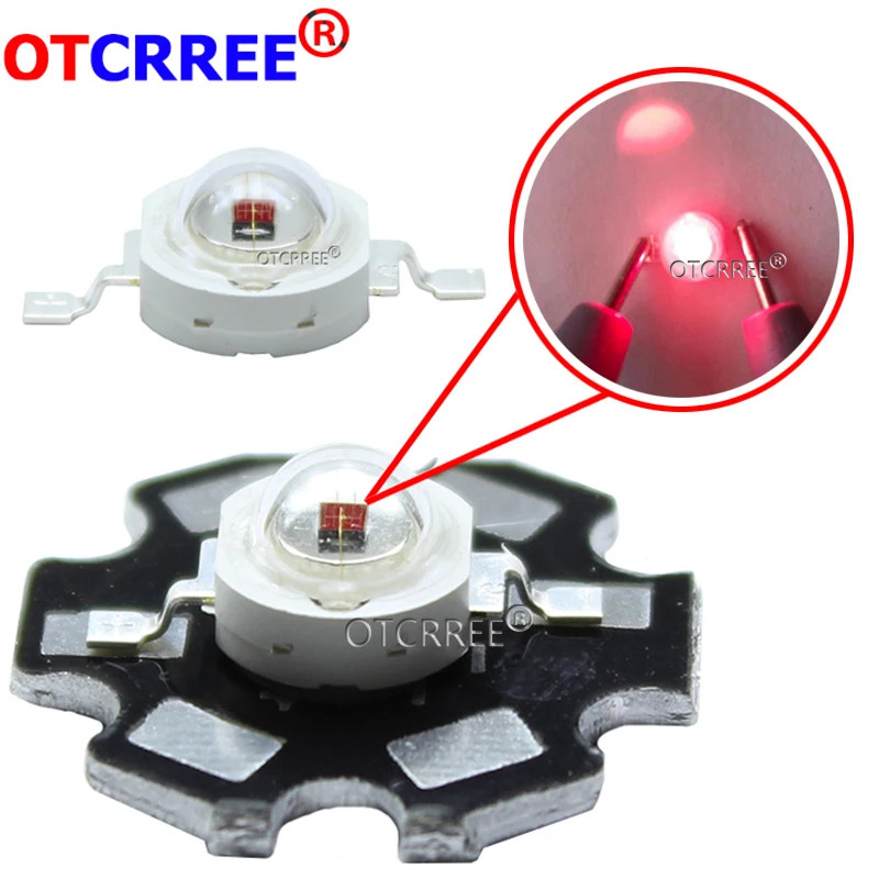 10-100PCS 730nm 740NM 3W High Power LED Lamp IR Far Red LED Far Infrared LED 3W 720NM IR LED Diode Emitter Light For Project DIY
10-100PCS 730nm 740NM 3W High Power LED Lamp IR Far Red LED Far Infrared LED 3W 720NM IR LED Diode Emitter Light For Project DIY