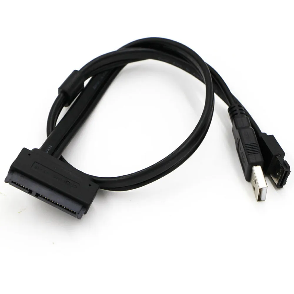 Overmal 2018 Hot Selling Sata Cable Adapter 2.5Inch Hard Disk Drive SATA 22Pin to eSATA Data USB Powered Cable Adapter#25
Overmal 2018 Hot Selling Sata Cable Adapter 2.5Inch Hard Disk Drive SATA 22Pin to eSATA Data USB Powered Cable Adapter#25