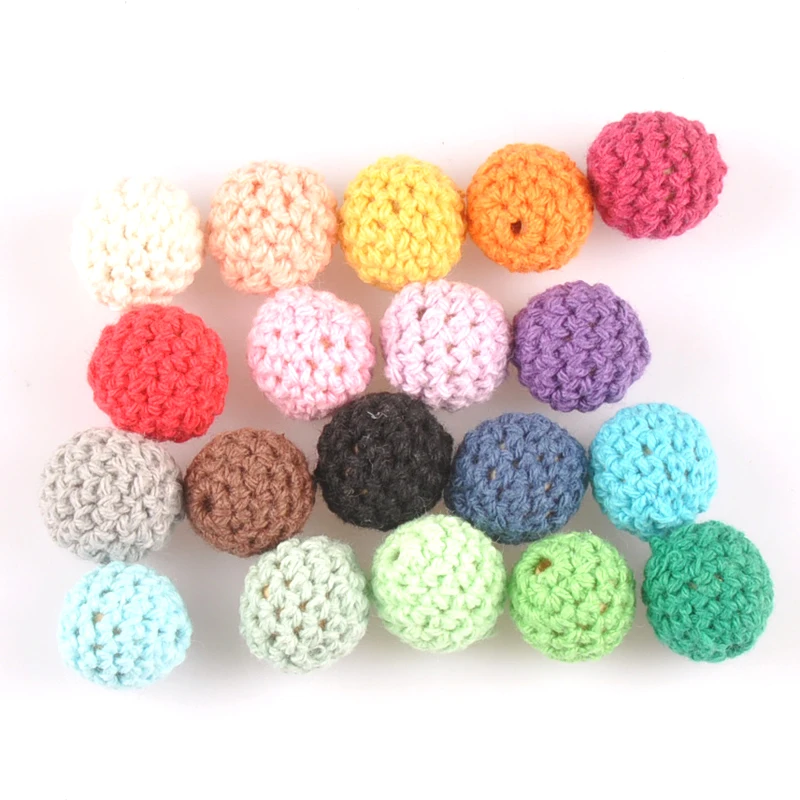 10pcs 16mm Mix color Crochet Beads Woolen Yarn For Choose Knitted By Cotton Thread for Jewellery Making MT2089
10pcs 16mm Mix color Crochet Beads Woolen Yarn For Choose Knitted By Cotton Thread for Jewellery Making MT2089