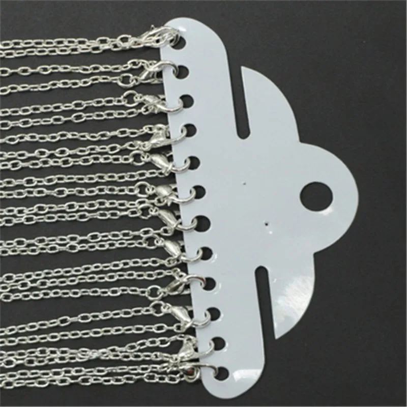 12Pcs/Pack Silver Gold Color Open Link Chains With Lobster Clasps For DIY Necklace Materials Jewelry Accessories Length 50cm
12Pcs/Pack Silver Gold Color Open Link Chains With Lobster Clasps For DIY Necklace Materials Jewelry Accessories Length 50cm