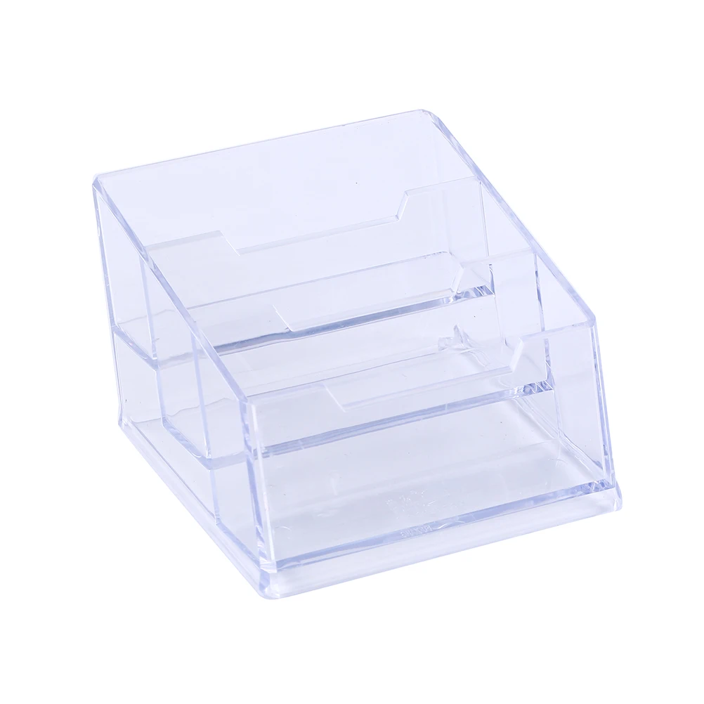 2/3Tier Acrylic ID Card Desk Stand Holder Display Plastic Desktop Desk Shelf Box Storage Business Office School Stationery
2/3Tier Acrylic ID Card Desk Stand Holder Display Plastic Desktop Desk Shelf Box Storage Business Office School Stationery