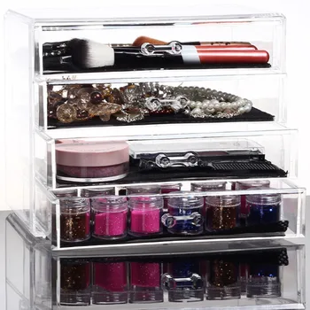 Behogar 4 Layers Clear Cosmetic Drawers Jewelry Ring Makeup Storage Organizer Display Box Make up Case Stand Holder Rack
Behogar 4 Layers Clear Cosmetic Drawers Jewelry Ring Makeup Storage Organizer Display Box Make up Case Stand Holder Rack