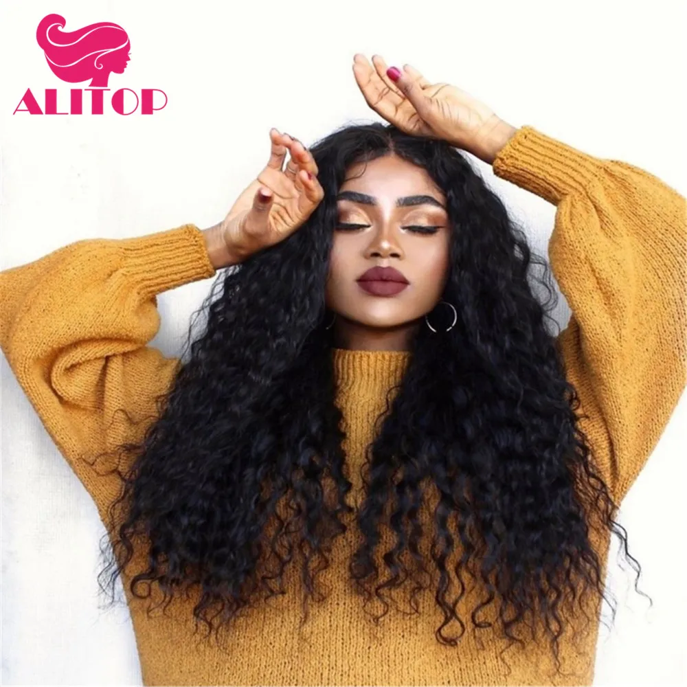 ALITOP Pre Plucked Ocean Wave Full Lace Human Hair Wigs Women Lace Front Wigs With Baby Hair Peruvian Remy Hair Bleached Knots
ALITOP Pre Plucked Ocean Wave Full Lace Human Hair Wigs Women Lace Front Wigs With Baby Hair Peruvian Remy Hair Bleached Knots