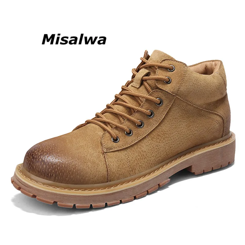 Misalwa Winter Autumn Men Boots Casual Snow Boots Short Men Lace-up Round Toe Anti-skid Basic Suede Work Ankle Boots
Misalwa Winter Autumn Men Boots Casual Snow Boots Short Men Lace-up Round Toe Anti-skid Basic Suede Work Ankle Boots