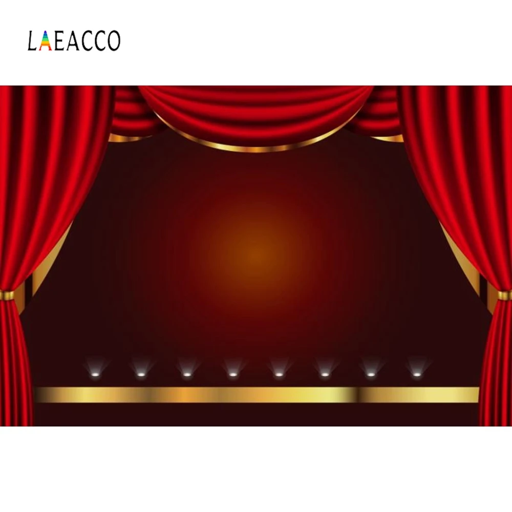 Laeacco Red Curtain Golden Light Stage Young Portrait Photography Backgrounds Customized Photographic Backdrops for Photo Studio
Laeacco Red Curtain Golden Light Stage Young Portrait Photography Backgrounds Customized Photographic Backdrops for Photo Studio