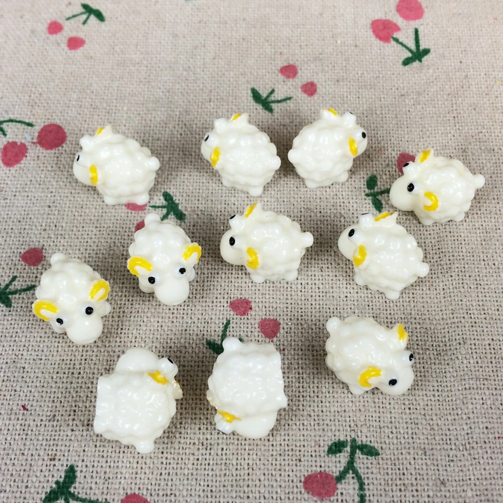 10 Pieces Resin Artificial Sheep Animal Mini Fairy Garden Figurine DIY Decorative Craft Accessories Embellishment:10*15mm
10 Pieces Resin Artificial Sheep Animal Mini Fairy Garden Figurine DIY Decorative Craft Accessories Embellishment:10*15mm