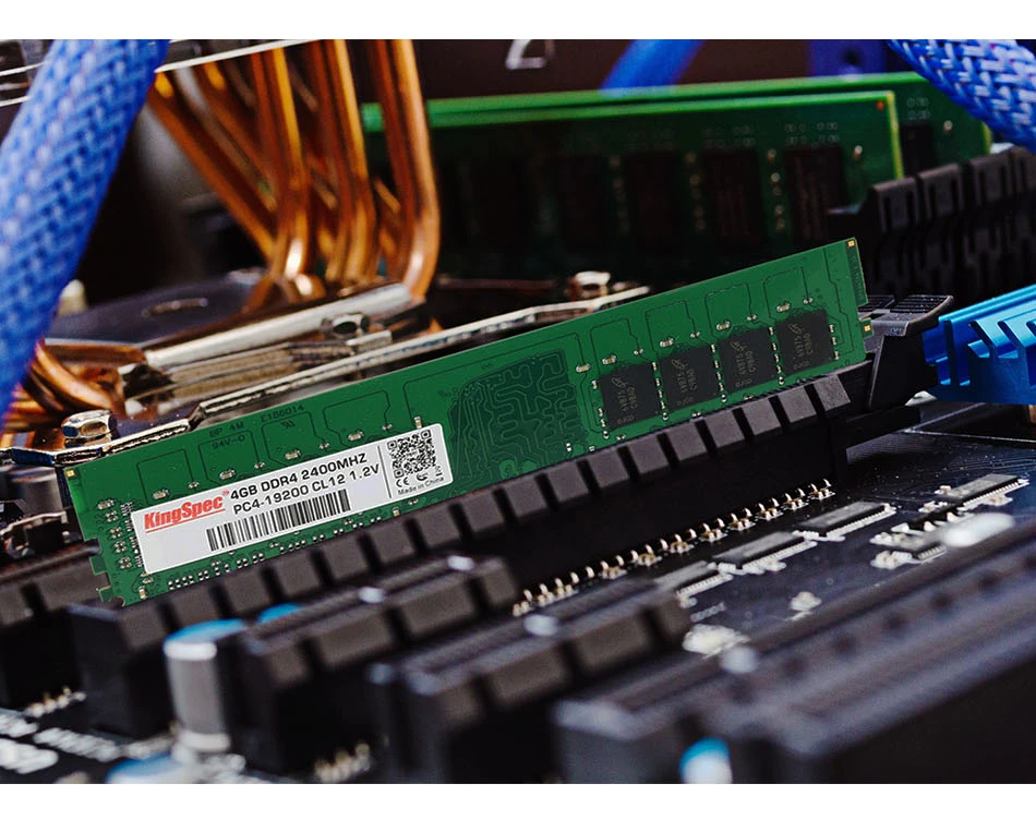 Оперативная память KingSpec DDR4 4 ГБ 8 16 32 2400 МГц PC3-19200 288pin высокая производительность